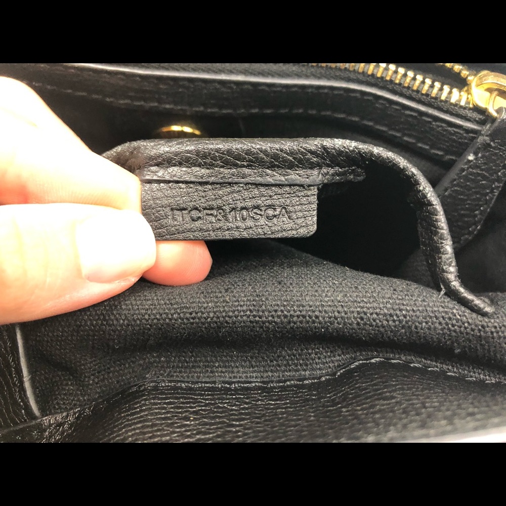 Burberry Medium Banner Tote Black and Brown Leather - Picture 8 of 11